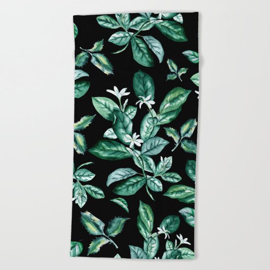 Leaves Beach Towel