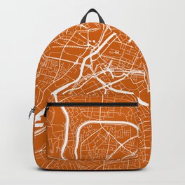 Manchester, UK, City Map - Orange Backpack | Orange, Great, River, Kingdom, City, Topography, England, Aerial, Britain, Centre 
