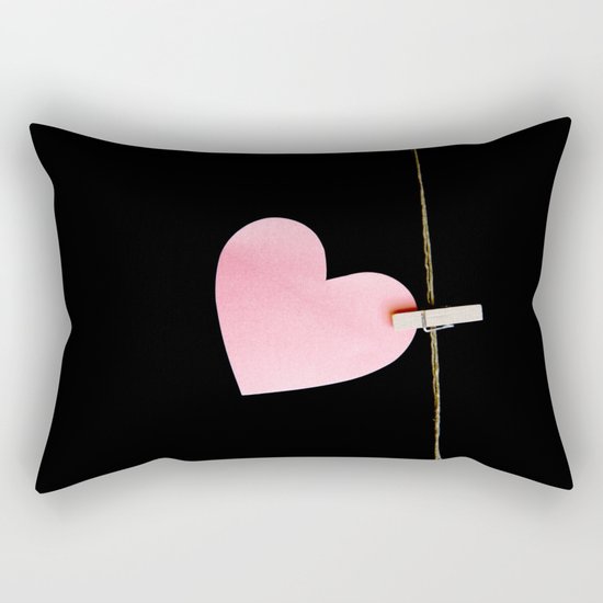 Heart of paper Rectangular Pillow