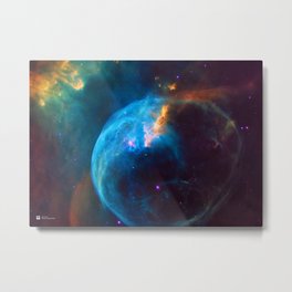 Hubble Telescope: Bubble Nebula (2016), NGC 7635 Metal Print | Abstract, Space, Hubbletelescope, Nebula, Galaxy, Stars, Telescope, Nasa, Cosmos, Nebulas 