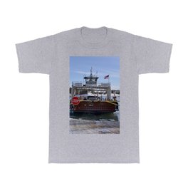 Neebish Island Ferry T Shirt | Photo, Island, Gregsteele, Artistic, Neebishislander, Transportation, People, Mainland, Boat, Rockcut 