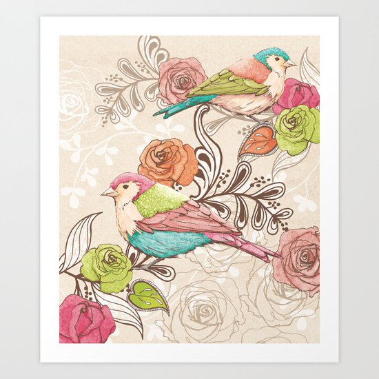 Country Garden Art Print