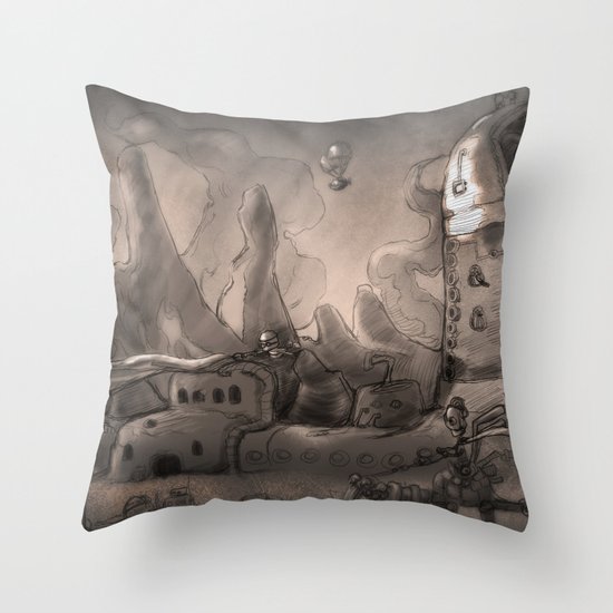 Trouble Throw Pillow