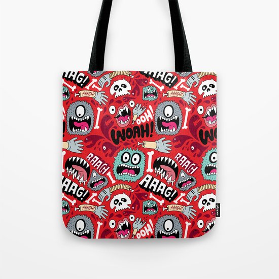 AAAGHHH! PATTERN! Tote Bag