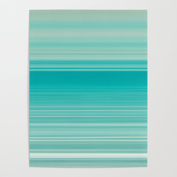 clear sea gradient Poster