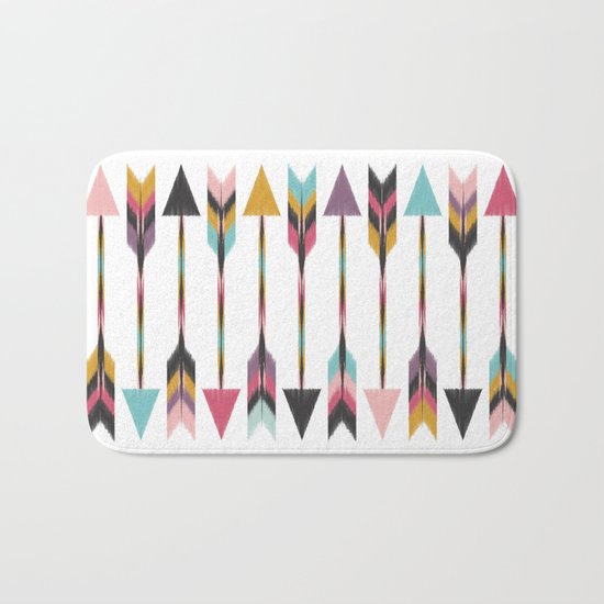 Bohemian Arrows Bath Mat