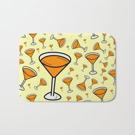 Cocktail texture Bath Mat