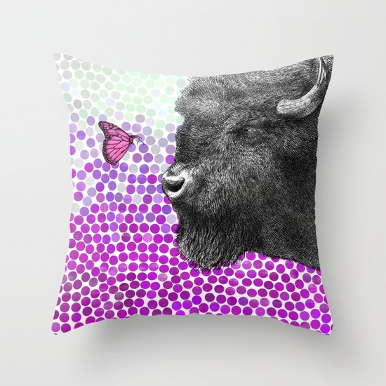 New Friends 4 by Eric Fan & Garima Dhawan Throw Pillow