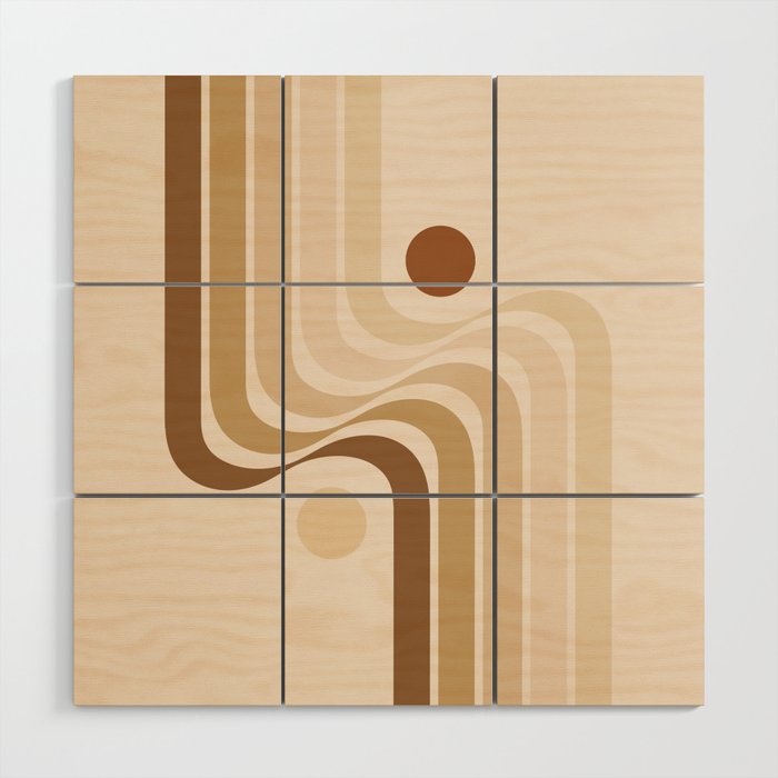 Abstraction_MOON_SUN_RIVER_STREAM_FLOW_BALANCE_POP_ART_0801A Wood Wall Art