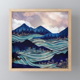 Ocean Sunrise Framed Mini Art Print