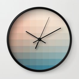 Lumen, Turquoise and Pink Glow Wall Clock