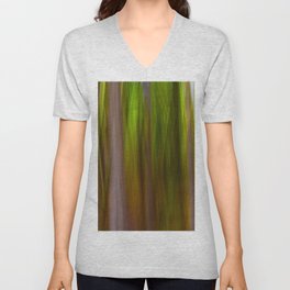 Abstract Trees Nature Photography Unisex V-Neck