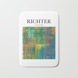 Richter - Abstrakte Bilder Bath Mat | Typography, Art, Artist, Aerosol, Painter, Oil, Artwork, Acrylic, Digital, Watercolor 