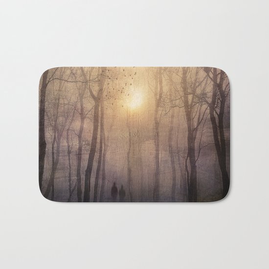 Eternal walk by Viviana Gonzalez Bath Mat