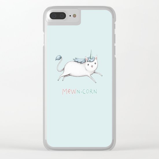 Mewnicorn Clear iPhone Case
