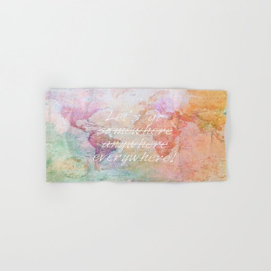 Let's Go Everywhere Hand & Bath Towel