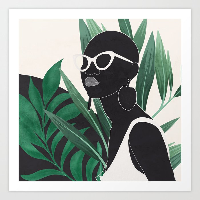 Jungle Girl 2 Art Print