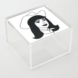 Cowgirl Acrylic Box