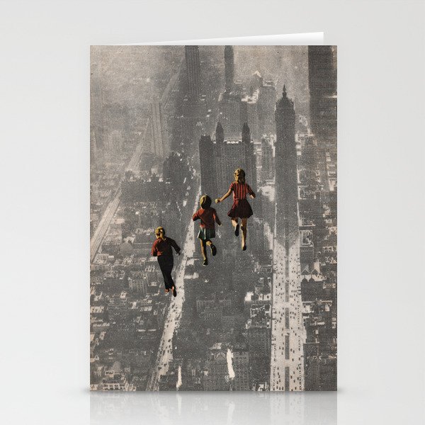 RUN THE TOWN by Beth Hoeckel Stationery Cards