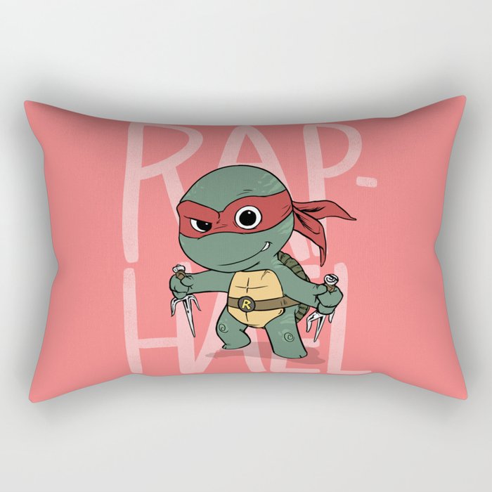 TMNT: Raphael (Cute & Dangerous) Rectangular Pillow