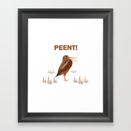 PEENT! Framed Art Print