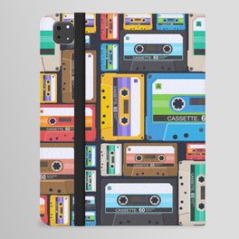 Colorful cassettes pattern iPad Folio Case