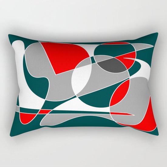 Abstract #76 Rectangular Pillow