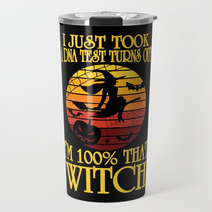 I'm 100% That Witch Halloween Travel Mug