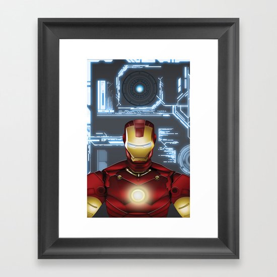 Iron-Man Framed Art Print