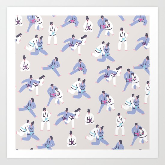 Judo Art Print