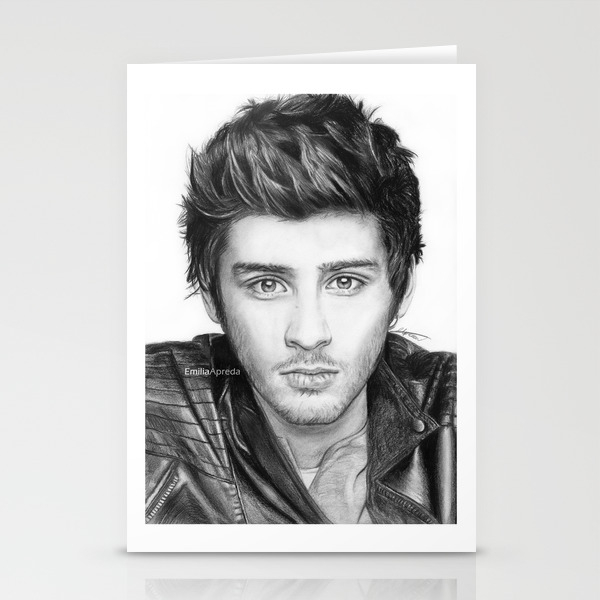 Zayn malik drawing stationery cards