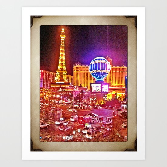 Vegas! Art Print