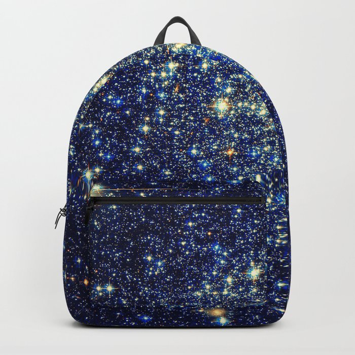 galaxY Stars : Midnight Blue & Gold Backpack