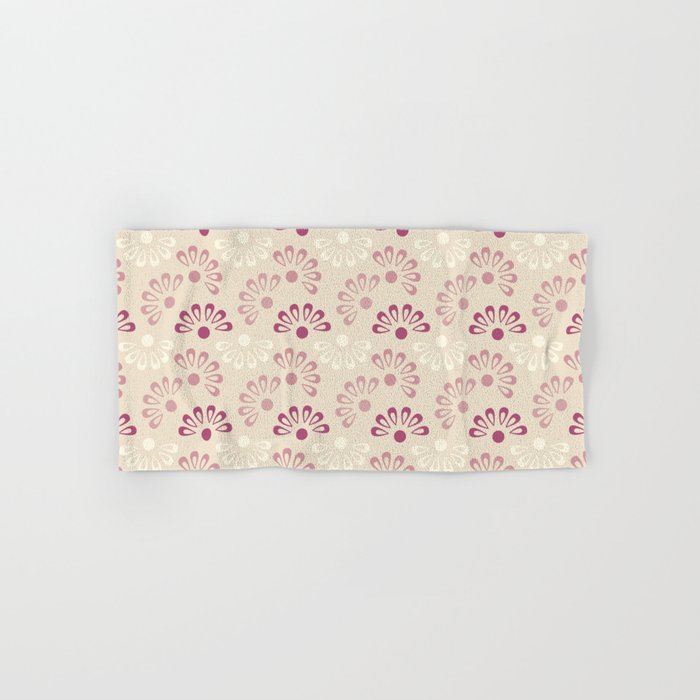 LOVELY FLORAL PATTERN Hand & Bath Towel