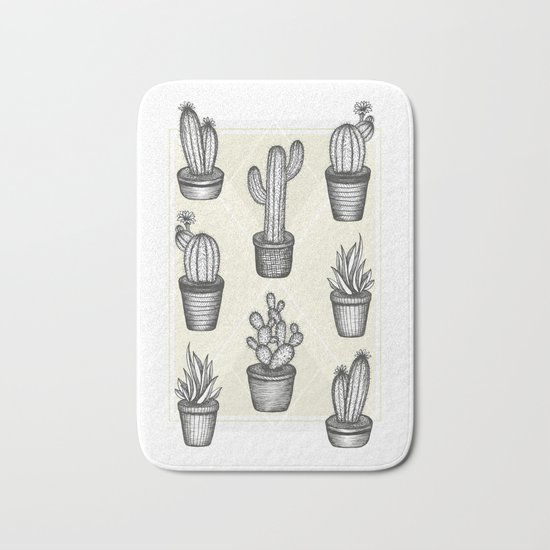 Prickly Friends Bath Mat