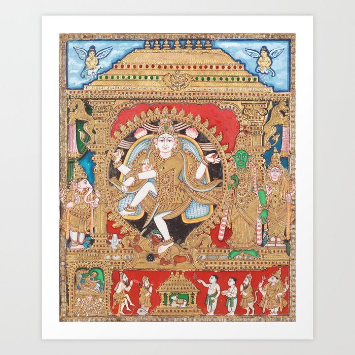 Shiva Nataraja Art Print