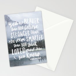 Loved More Than you Know Stationery Card