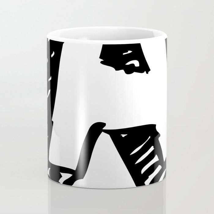 A Letter As Marker Sketch In Black Coffee Mug By Kirstenrenfroephotography Society6