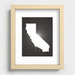 California Recessed Framed Print