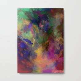 Garden of Speed Metal Print | Abstract, Digital, Painting, Nature 
