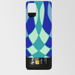 Abstract green and blue pattern Android Card Case
