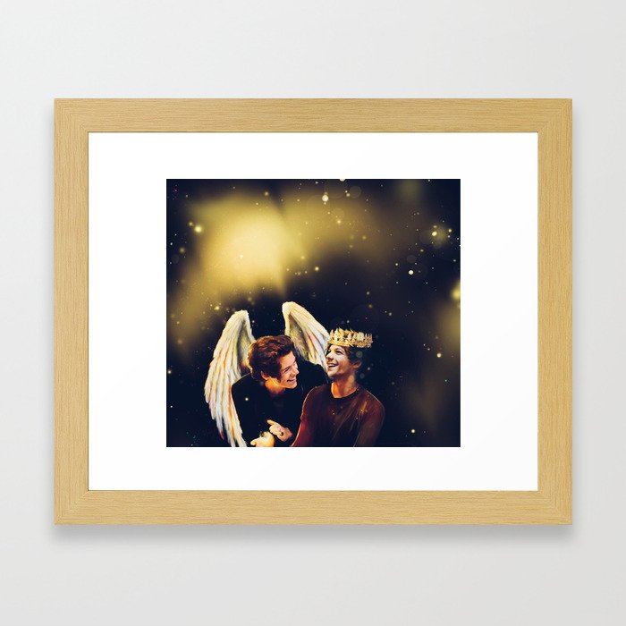 The Angel and The Prince Framed Art Print