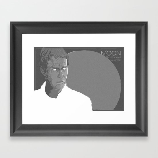 MOON Framed Art Print