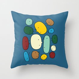 Color Studies: People Throw Pillow