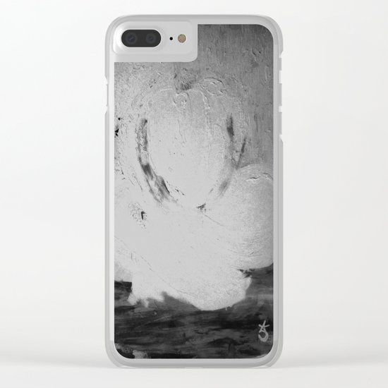 Abstract in Nature Shadows Clear iPhone Case