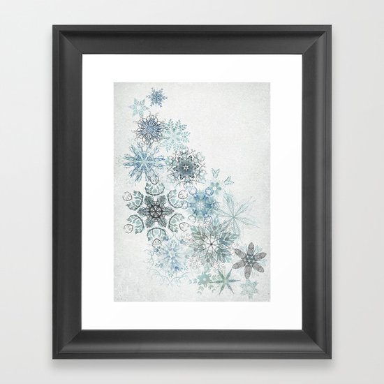 The Forest Drift Framed Art Print