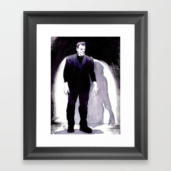 Science's Monster Terror Framed Art Print