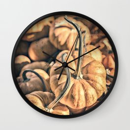 Autumn Grunge Wall Clock
