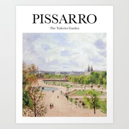 Pissarro - The Tuileries Garden Art Print