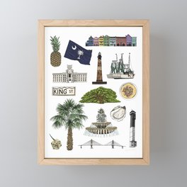 Charleston Flash Sheet Framed Mini Art Print